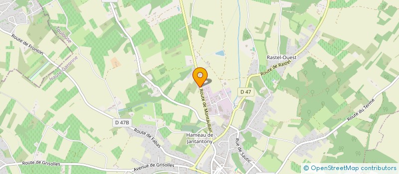 localisation de l'entreprise SCI LIJO  FRONTON