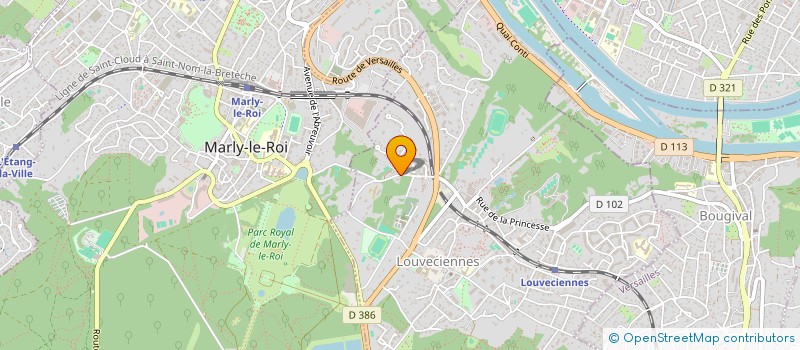 localisation de l'entreprise SCI LILA  LOUVECIENNES