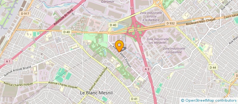 localisation de l'entreprise SCI LILA  LE BLANC-MESNIL