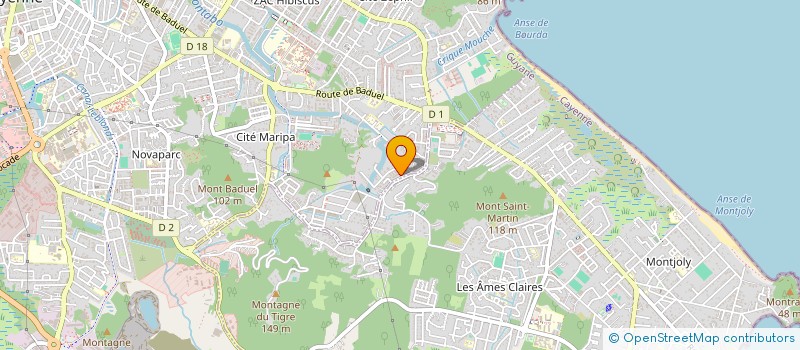 localisation de l'entreprise SCI LILA  CAYENNE