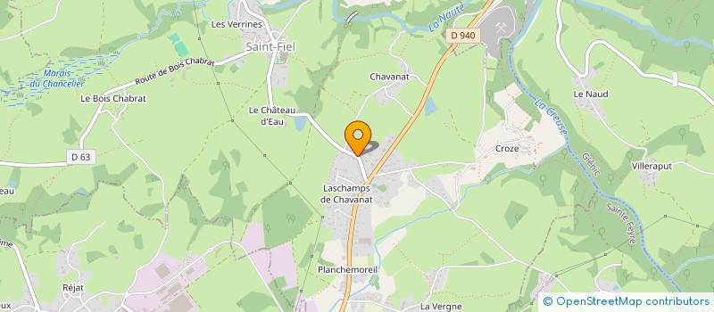 localisation de l'entreprise SCI LILA  SAINT-FIEL