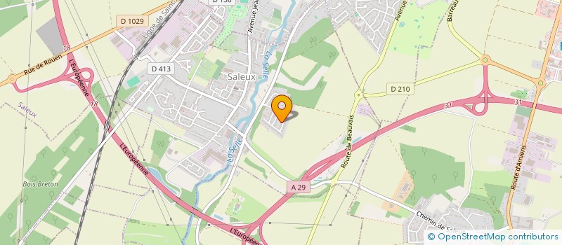 localisation de l'entreprise SCI LILA  SALEUX