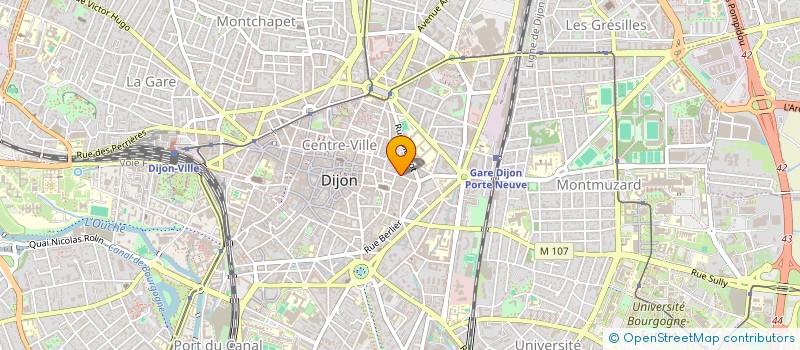 localisation de l'entreprise SCI LILA à DIJON