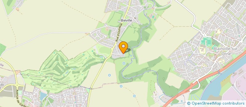 localisation de l'entreprise SCI LILA ROSE  BIEVILLE-BEUVILLE