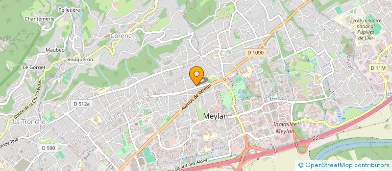 localisation de l'entreprise SCI LILABEA  MEYLAN