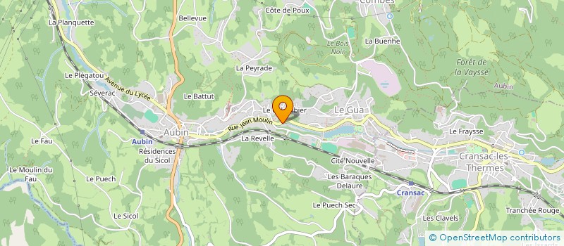 localisation de l'entreprise SCI LILACLEM  AUBIN