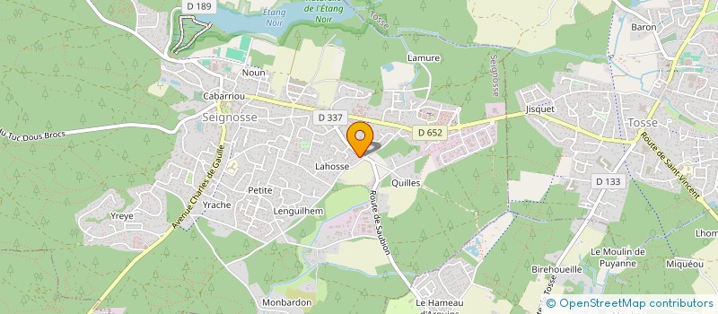 localisation de l'entreprise SCI LILAMAX  SEIGNOSSE