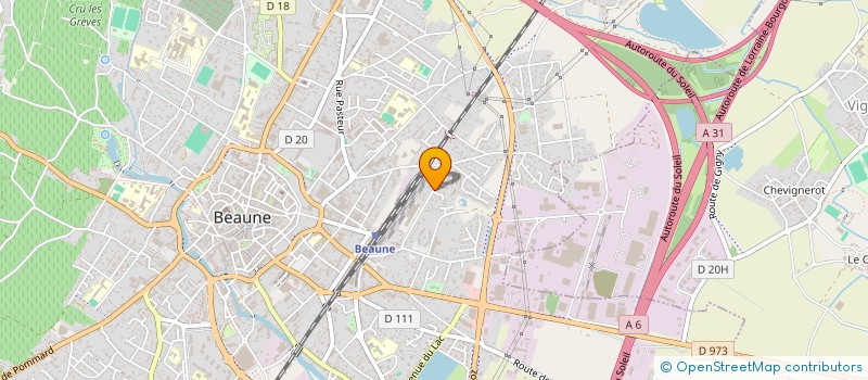 localisation de l'entreprise SCI LILAPHANAN à BEAUNE