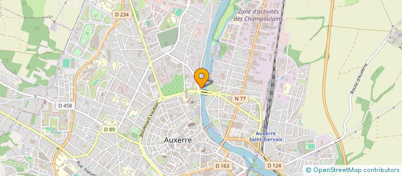 localisation de l'entreprise SCI LILAS à AUXERRE