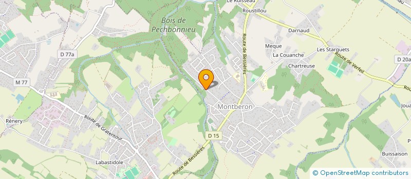 localisation de l'entreprise SCI LILAS  MONTBERON