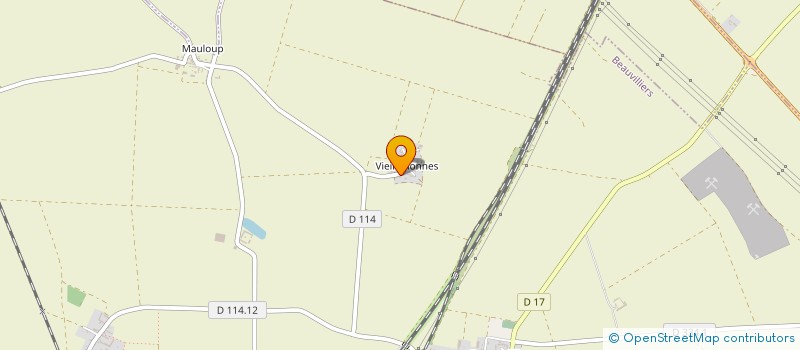 localisation de l'entreprise SCI LILAS à BEAUVILLIERS