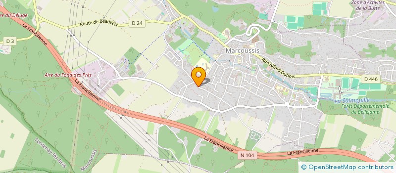 localisation de l'entreprise SCI LILAS BLEU  MARCOUSSIS