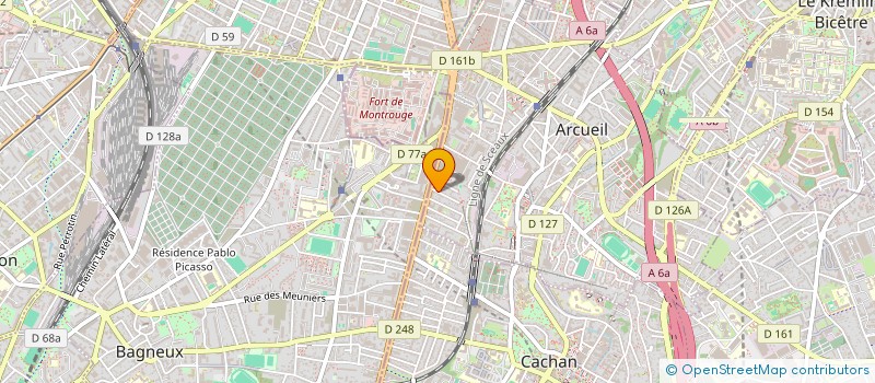 localisation de l'entreprise SCI LILAS CINQ à ARCUEIL