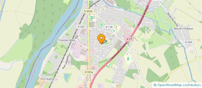 localisation de l'entreprise SCI LILAU à COSNE-COURS-SUR-LOIRE