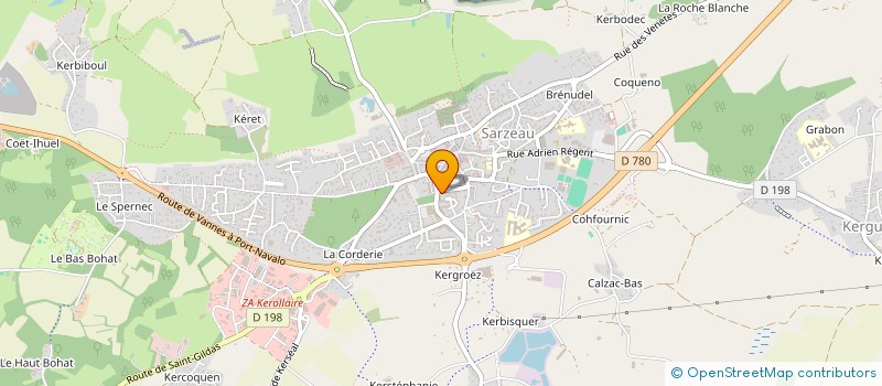 localisation de l'entreprise SCI LILAUAD  SARZEAU