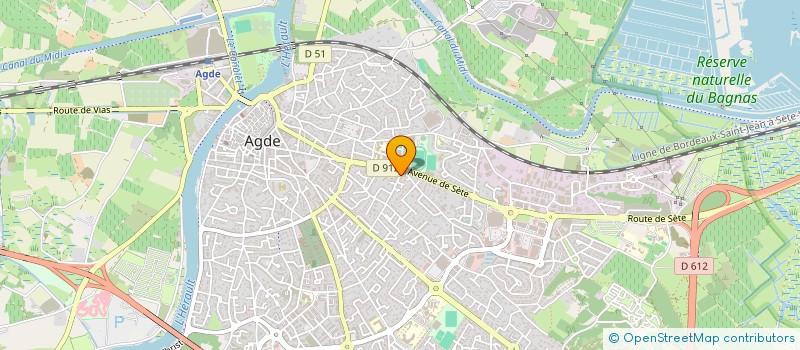 localisation de l'entreprise SCI LILCHRIS  AGDE