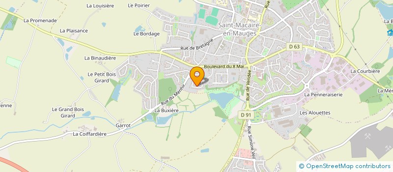 localisation de l'entreprise SCI LILELA à SEVREMOINE