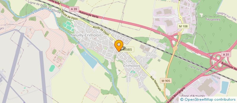 localisation de l'entreprise SCI LILENA  NEUILLY-CRIMOLOIS