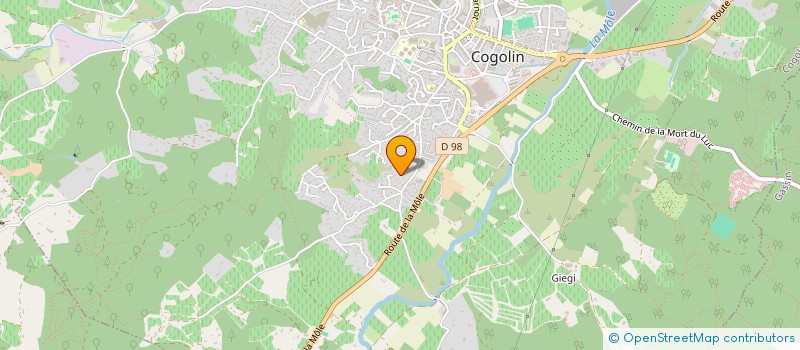 localisation de l'entreprise SCI LILEO  COGOLIN