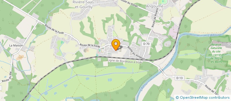 localisation de l'entreprise SCI LILI 29  RIVIERE-SAAS-ET-GOURBY