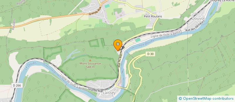 localisation de l'entreprise SCI  LILI  LAISSEY