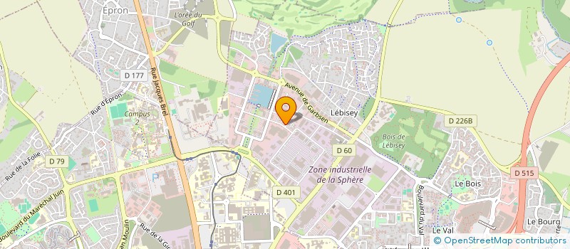 localisation de l'entreprise SCI LILI  HEROUVILLE-SAINT-CLAIR