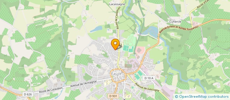 localisation de l'entreprise SCI LILI  EAUZE