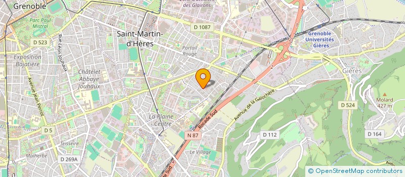 localisation de l'entreprise SCI LILI  SAINT-MARTIN-D'HERES