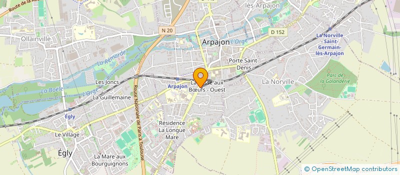 localisation de l'entreprise SCI LILI  ARPAJON