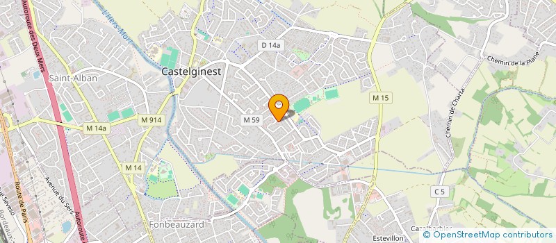 localisation de l'entreprise SCI LILI  CASTELGINEST