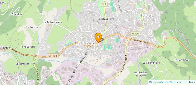 localisation de l'entreprise SCI LILI  LA TALAUDIERE