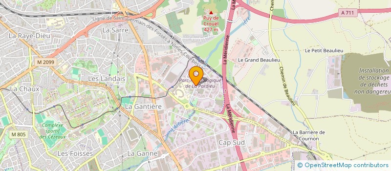 localisation de l'entreprise SCI LILI ET NONO  CLERMONT-FERRAND