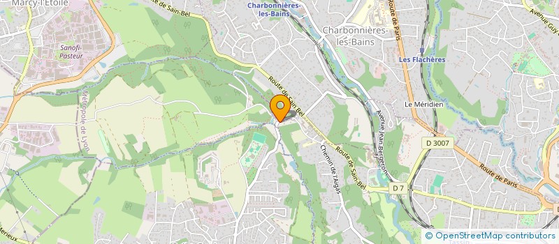 localisation de l'entreprise SCI LILI ROSE  SAUBION