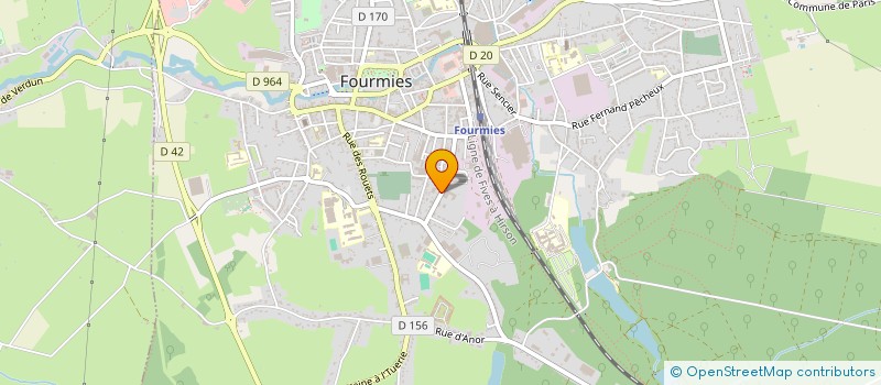 localisation de l'entreprise SCI LILIA  FOURMIES