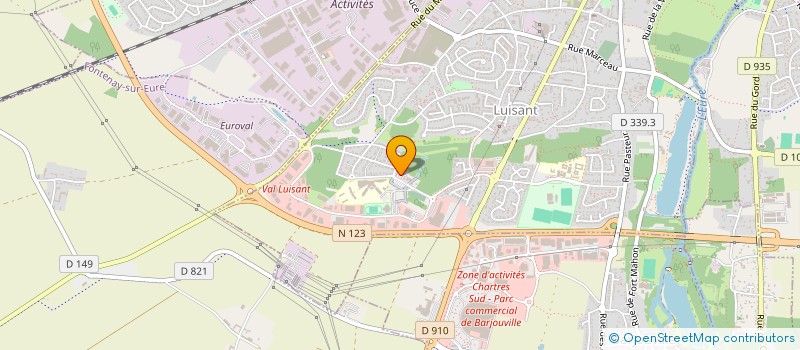 localisation de l'entreprise SCI LILIA à LUISANT