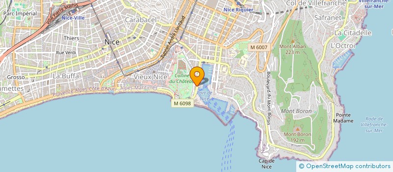 localisation de l'entreprise SCI LILIANE à NICE