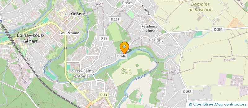 localisation de l'entreprise SCI LILIANE IMMO  BOUSSY-SAINT-ANTOINE