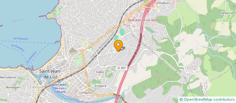 localisation de l'entreprise SCI LILIANNE  SAINT-JEAN-DE-LUZ