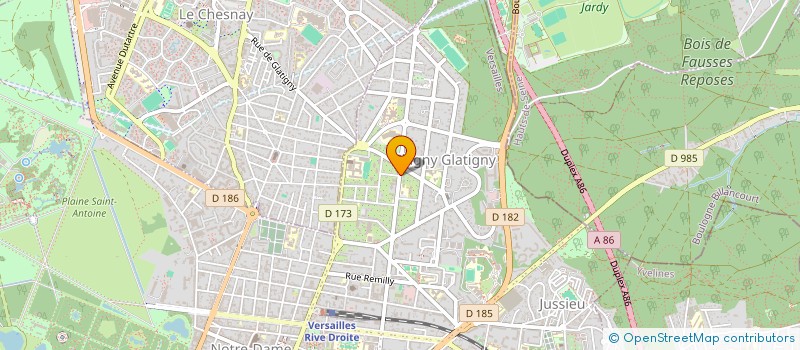 localisation de l'entreprise SCI LILIBEN'IN à VERSAILLES