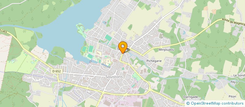 localisation de l'entreprise SCI LILIE  SOUSTONS