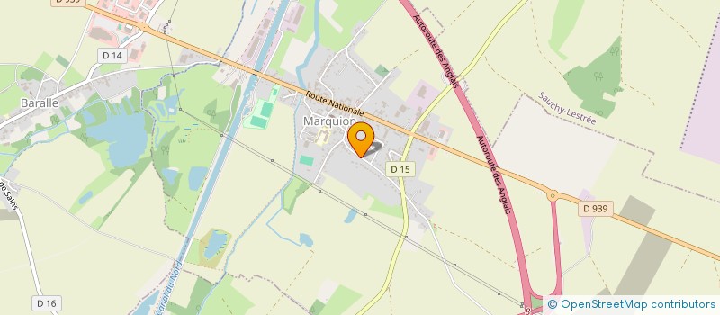 localisation de l'entreprise SCI LILIELEA  MARQUION