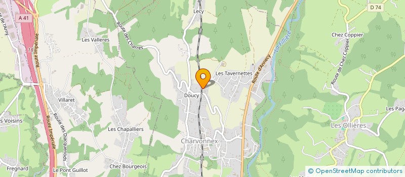 localisation de l'entreprise SCI LILIELOU & CO  CHARVONNEX