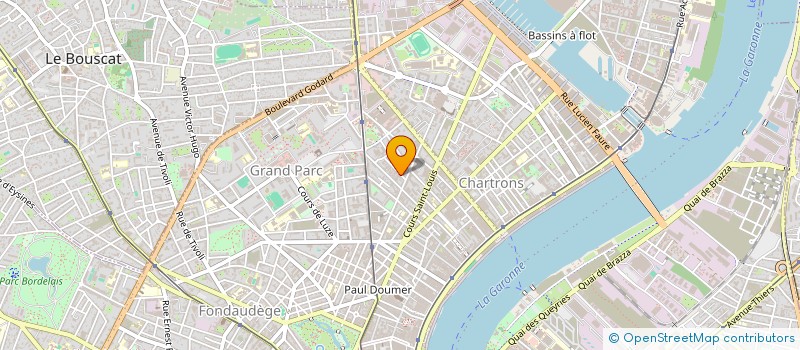 localisation de l'entreprise SCI LILILOU  BORDEAUX