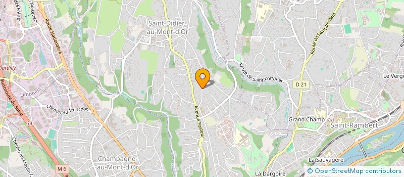 localisation de l'entreprise SCI LILIPADE  SAINT-DIDIER-AU-MONT-D'OR