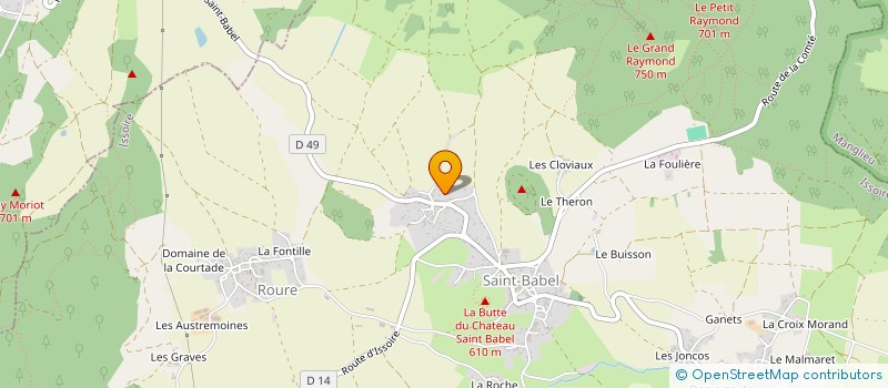 localisation de l'entreprise SCI LILIREY  SAINT-BABEL