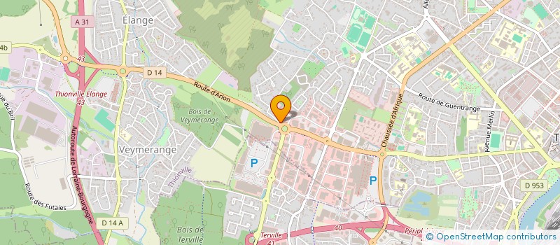 localisation de l'entreprise SCI LILIROSE à THIONVILLE