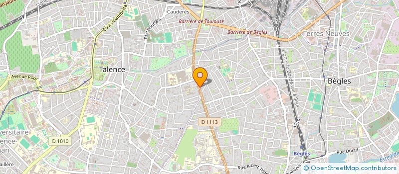 localisation de l'entreprise SCI LILITO à BEGLES