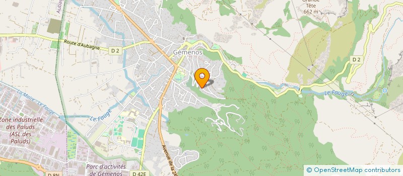 localisation de l'entreprise SCI LILITUREL  GEMENOS