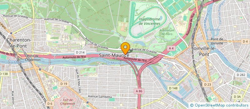 localisation de l'entreprise SCI LILL  SAINT-MAURICE