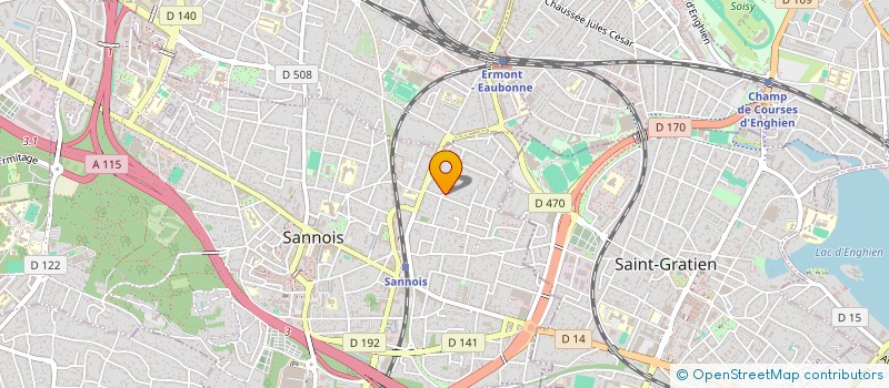 localisation de l'entreprise SCI LILLA  SANNOIS